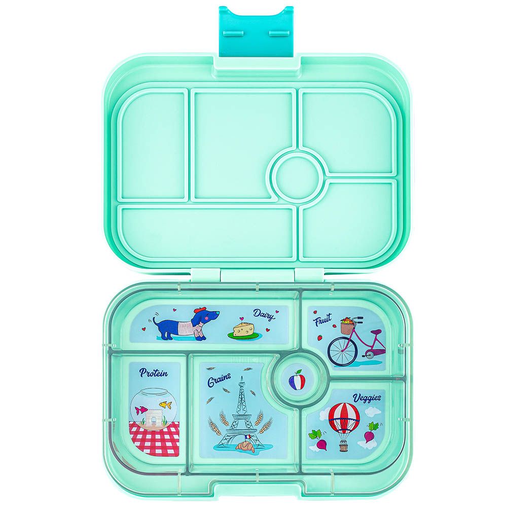 Yumbox - Paris 6 Compartment Lunch Box - Serene Aqua