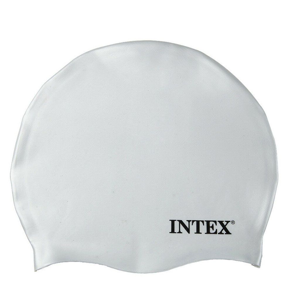 Intex - Silicon Swim Cap - White