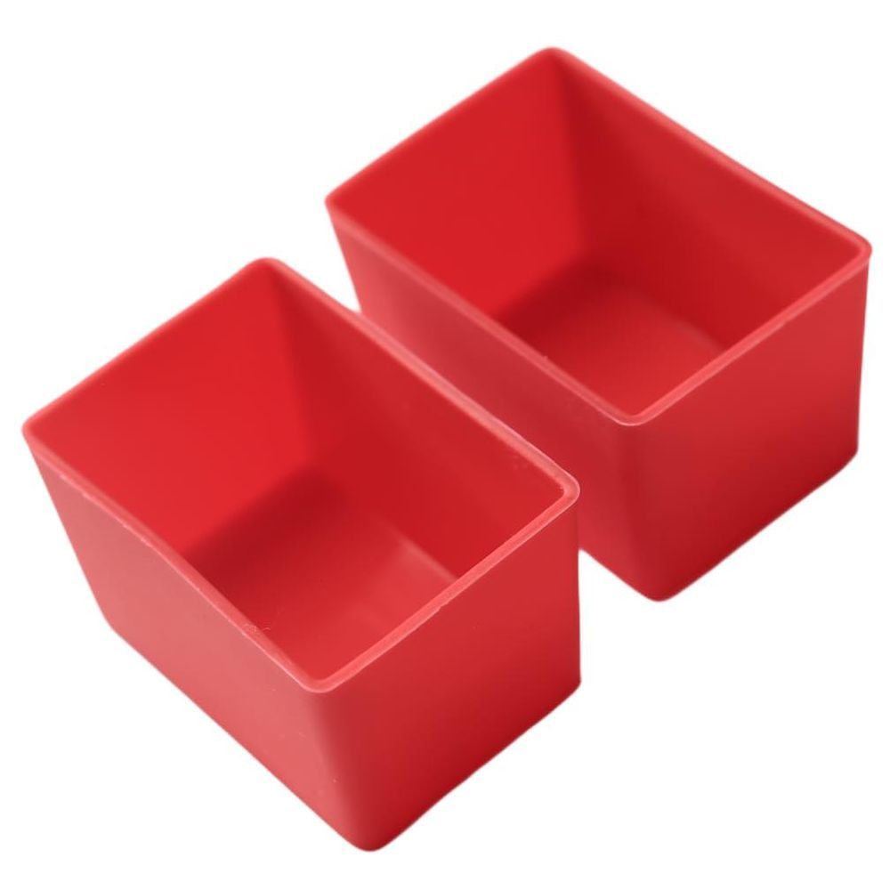 Munchbox Bento - Rectangle Munch Cups - Red