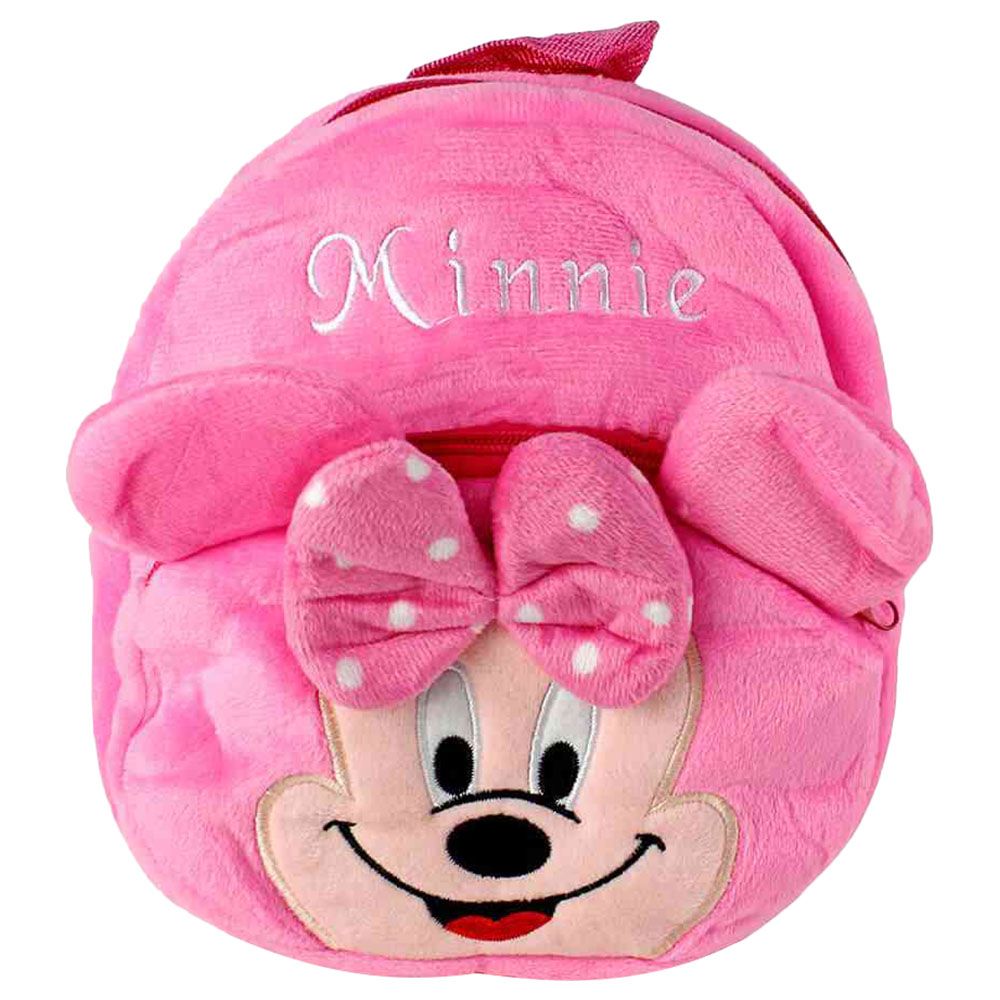 UKR - Minnie Mouse Plush Mini Backpack - Pink - 9-inch