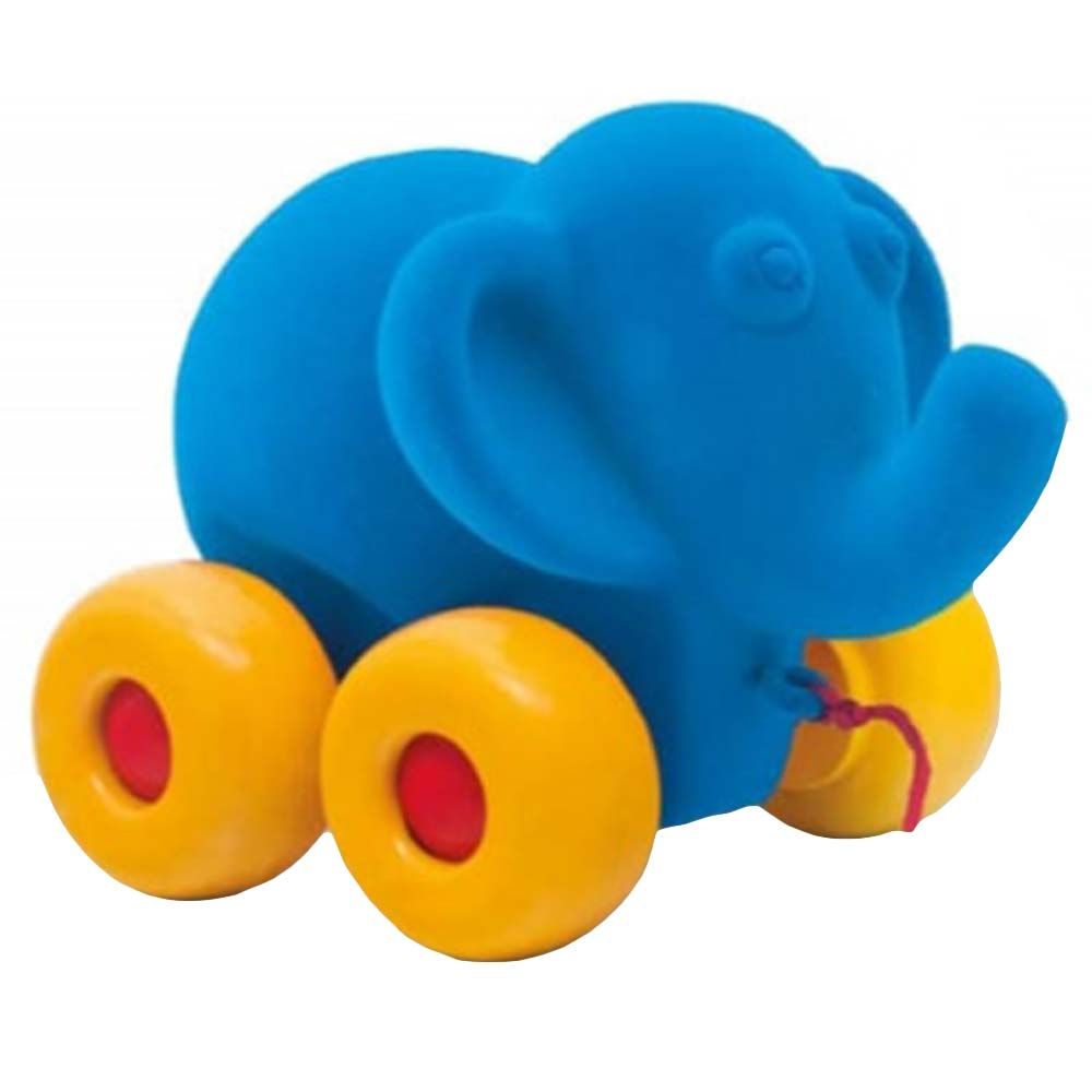 Rubbabu - Aniwheelies Elephant Large - Blue