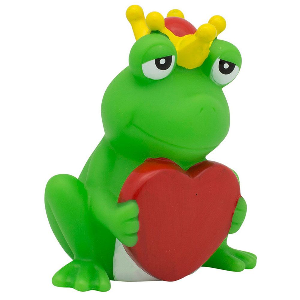 LILALU - Frog with Greeting Heart Design - Green