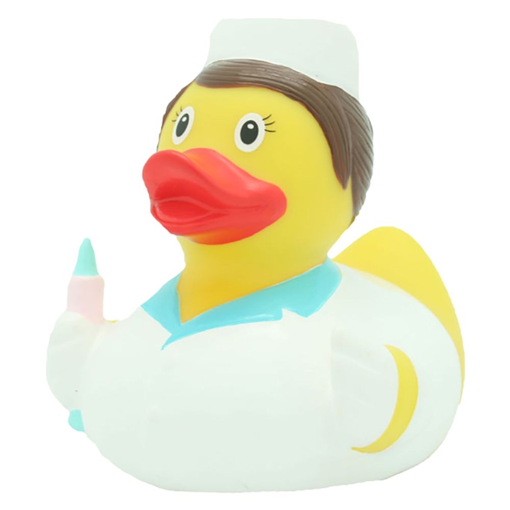 LILALU - Nurse Rubber Duck - White