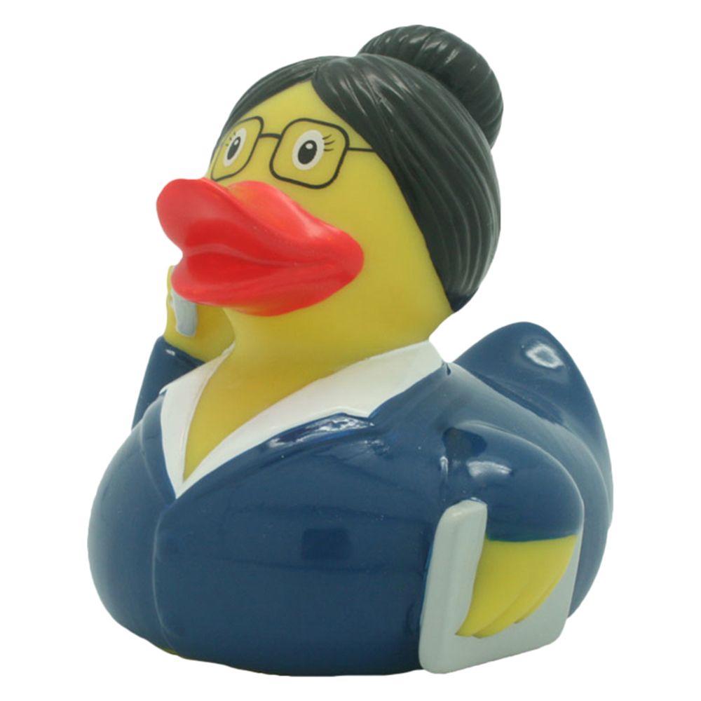 LILALU - Business Woman Rubber Duck - Blue