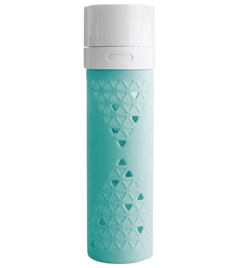 SANS - Vacuum Sealed Glass Travel Bottle 16oz - Mint Green