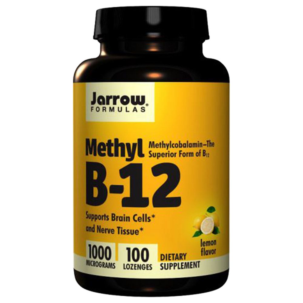 Jarrow - Formulas Methyl B-12 Lozenges Vitamin B12 1000mcg 100'S