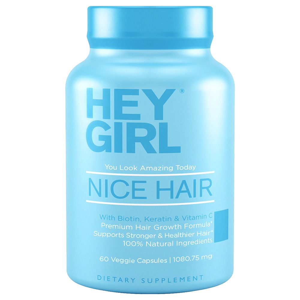 HEY GIRL NUTRITION - Nice Hair Capsules Hair Vitamins 60'S