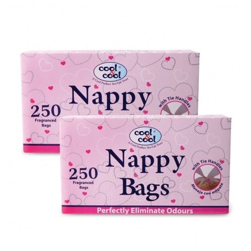 Cool&Cool - Nappy Bags, 250 (1+1 Free)