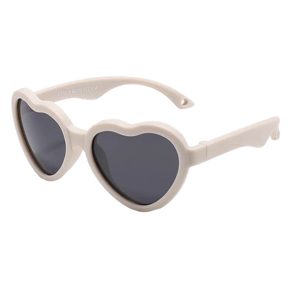 Vanya's Closet - Martha Tpee Polarized Baby Sunglasses - White