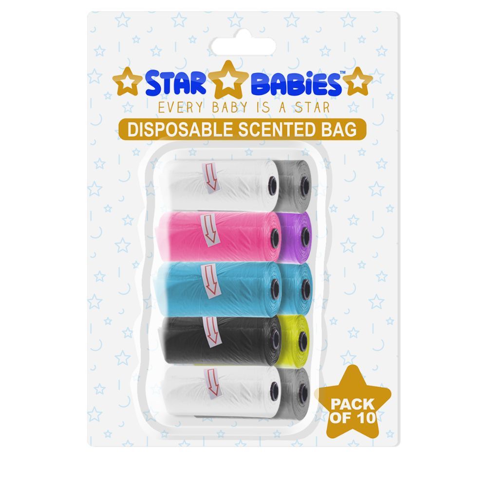 Star Babies - Scented Bag Blister - Pack of 10/150 Bags - Assorted