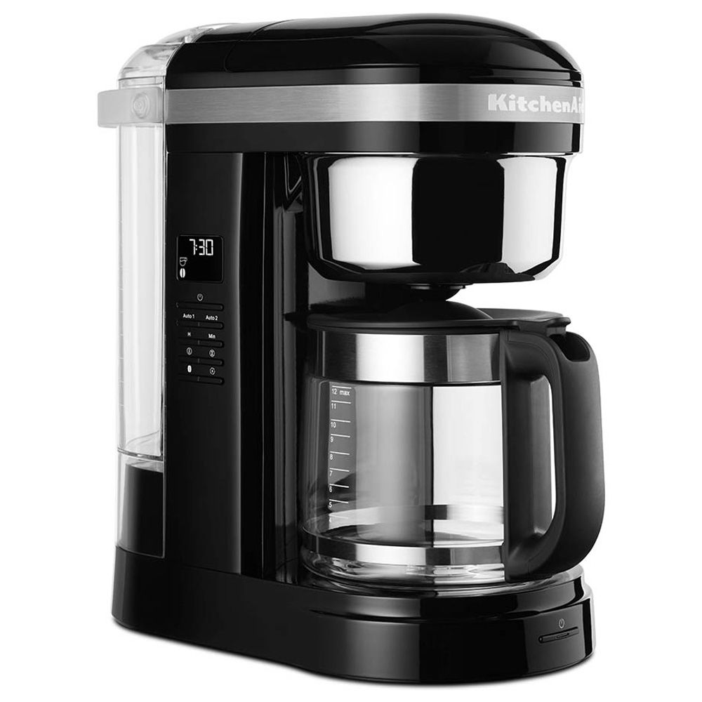 KitchenAid - Drip Coffee Maker W/ Spiral Shower Head - Onyx Black