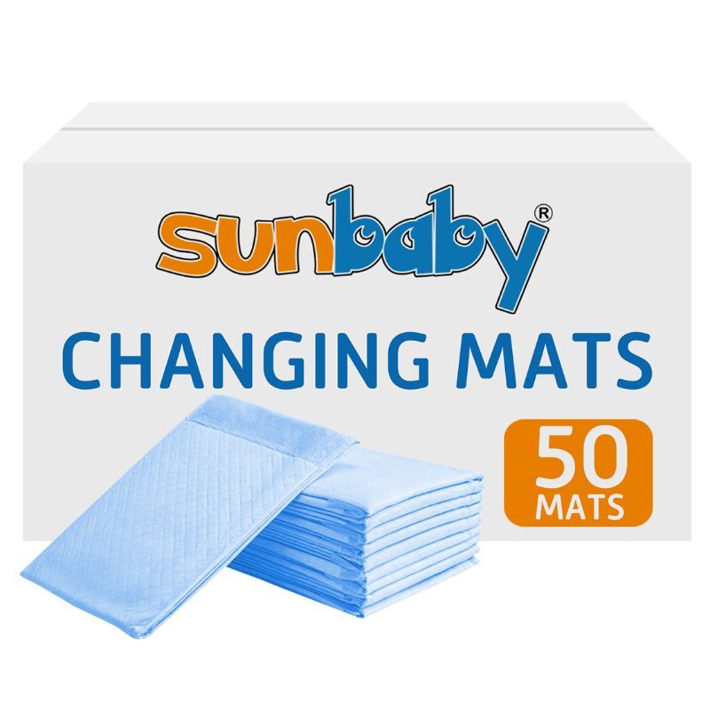 SunBaby - Disposable Changing mats (45x60cm) Large, Pack of 50