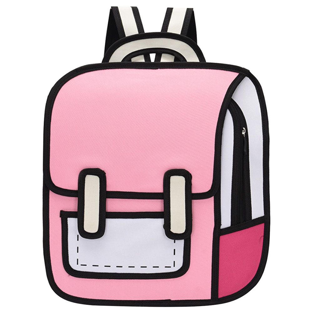 Star Babies - 2D School Bag - Pink