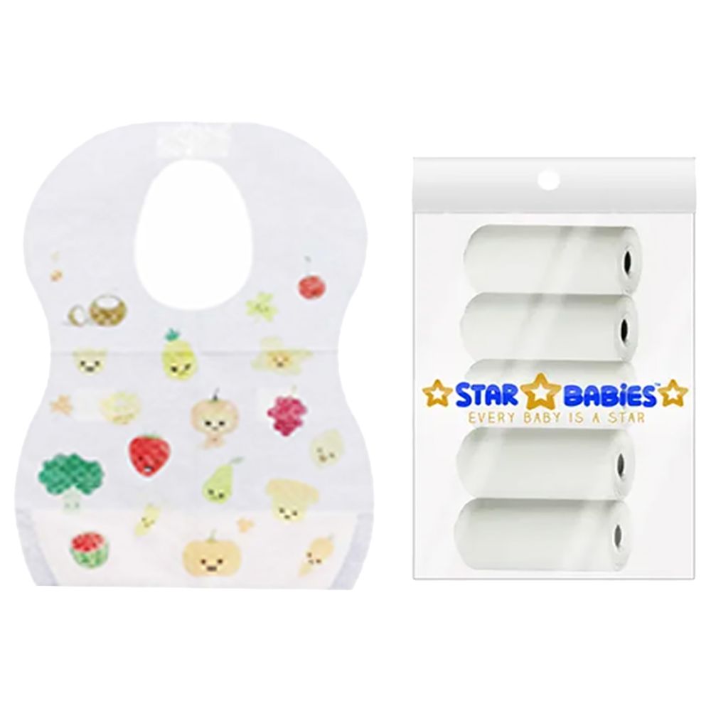 Star Babies - Scented Bag 5pcs & Disposable Bibs 10pcs