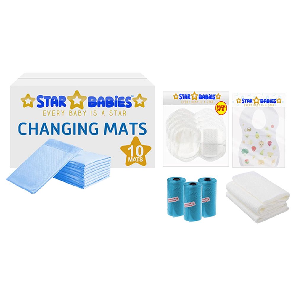 Star Babies - Baby Essentials Pack 5pcs - Blue