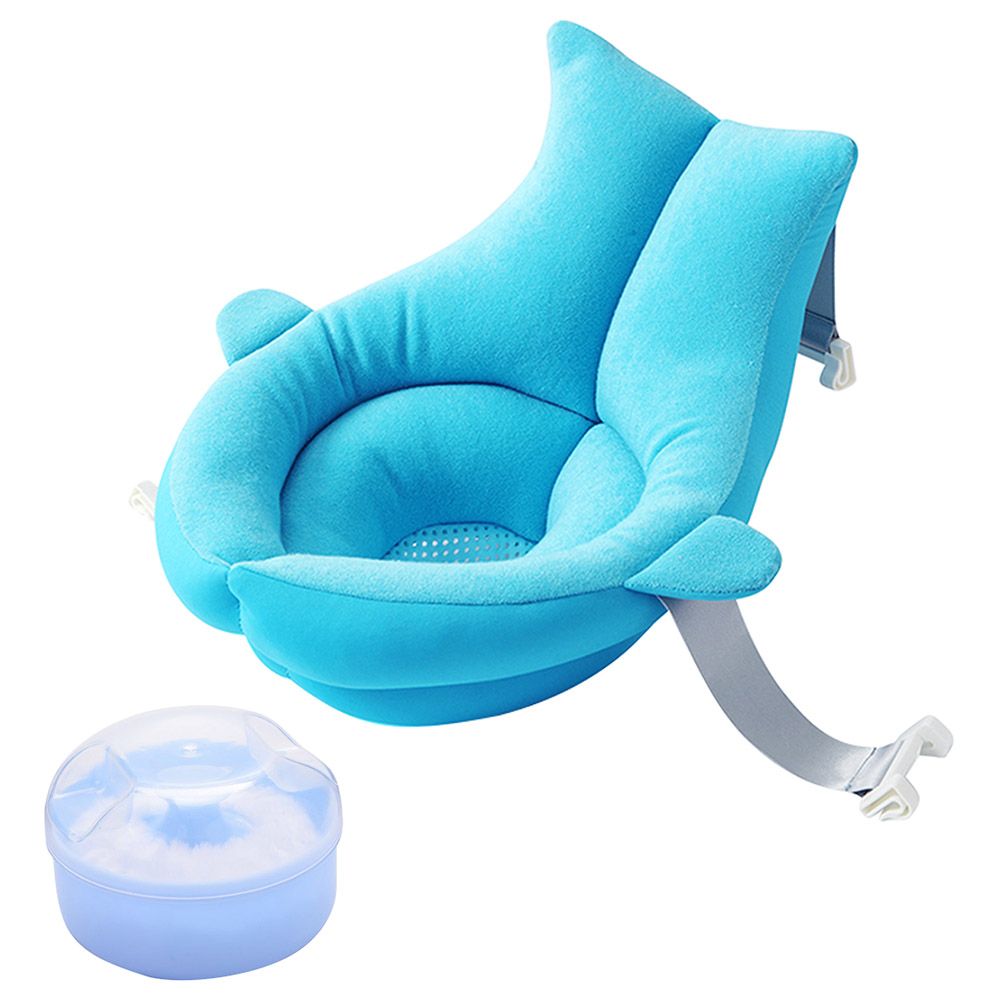 Star Babies - Soft Spot Sink Bather w/ Powder Puff - Blue