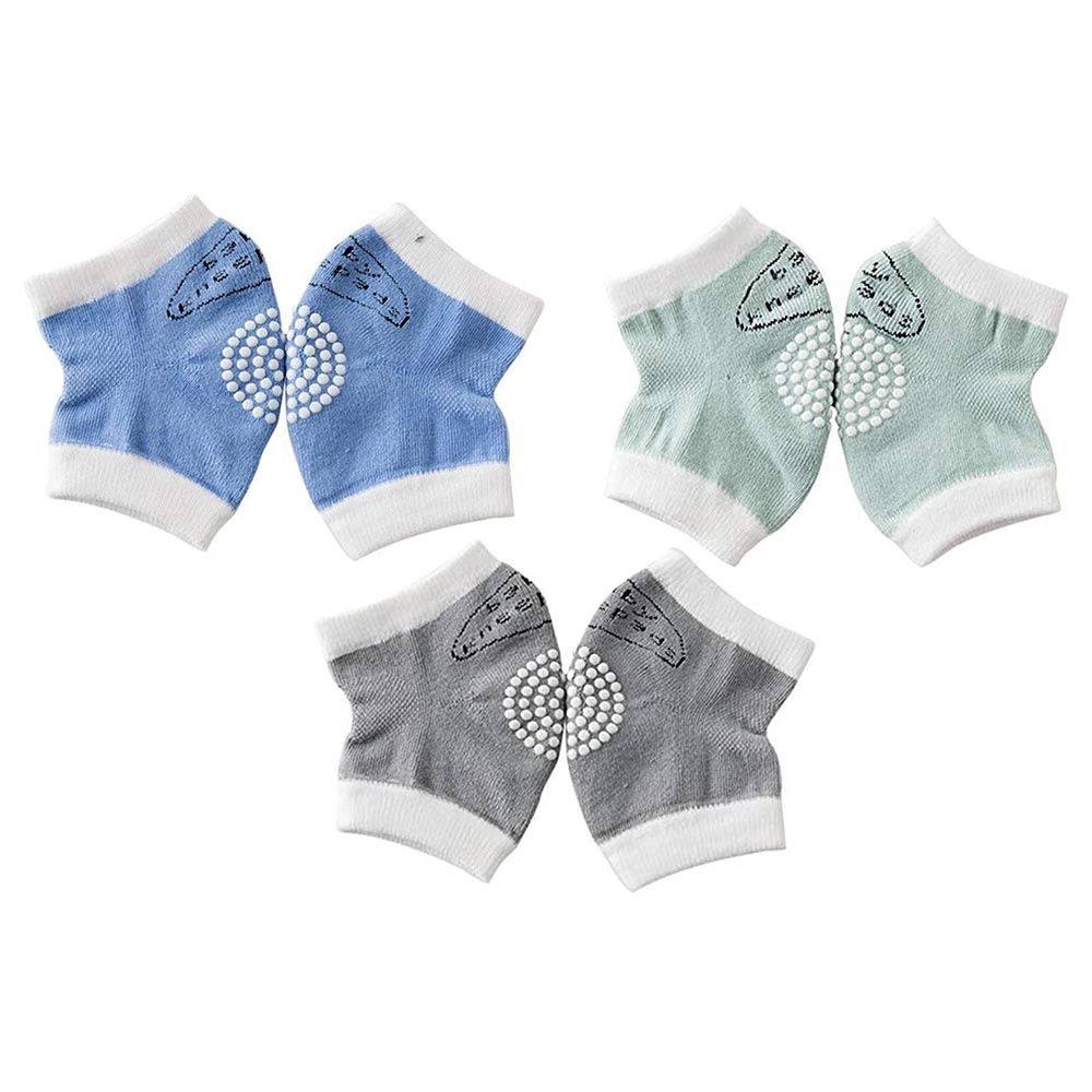 SunBaby - Boys Anti-Slip Crawling Kneepads - Pack of 3