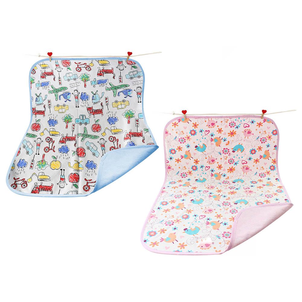 Sunbaby - Reusable Changing Mats Buy 1 Get 1