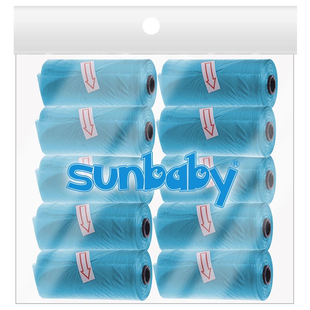 SunBaby - Scented Bag Pack of 10/150 Bags - Blue