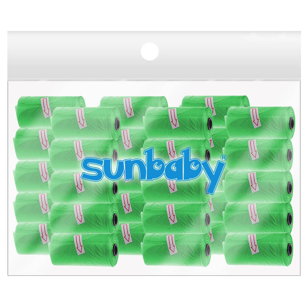 SunBaby - Scented Bag Pack of 30/450 Bags - Green