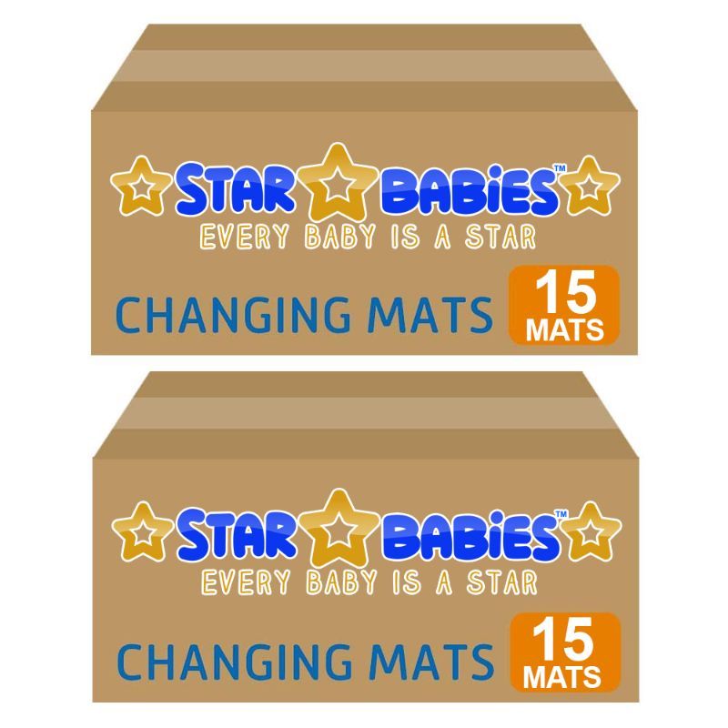 Star Babies - Pack of 15 Disposable Changing Mat B1G1 - Pink