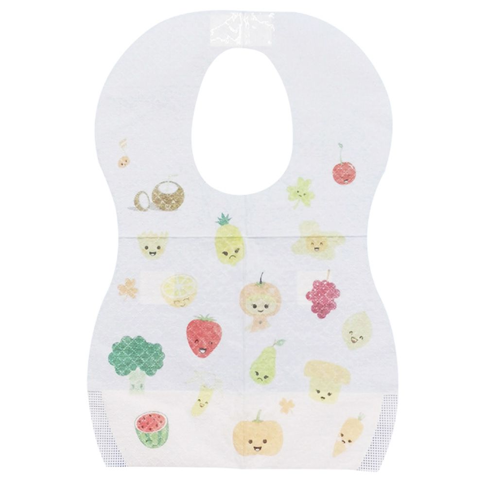 Star Babies - Disposable Bibs - Pack Of 20 - Fruits