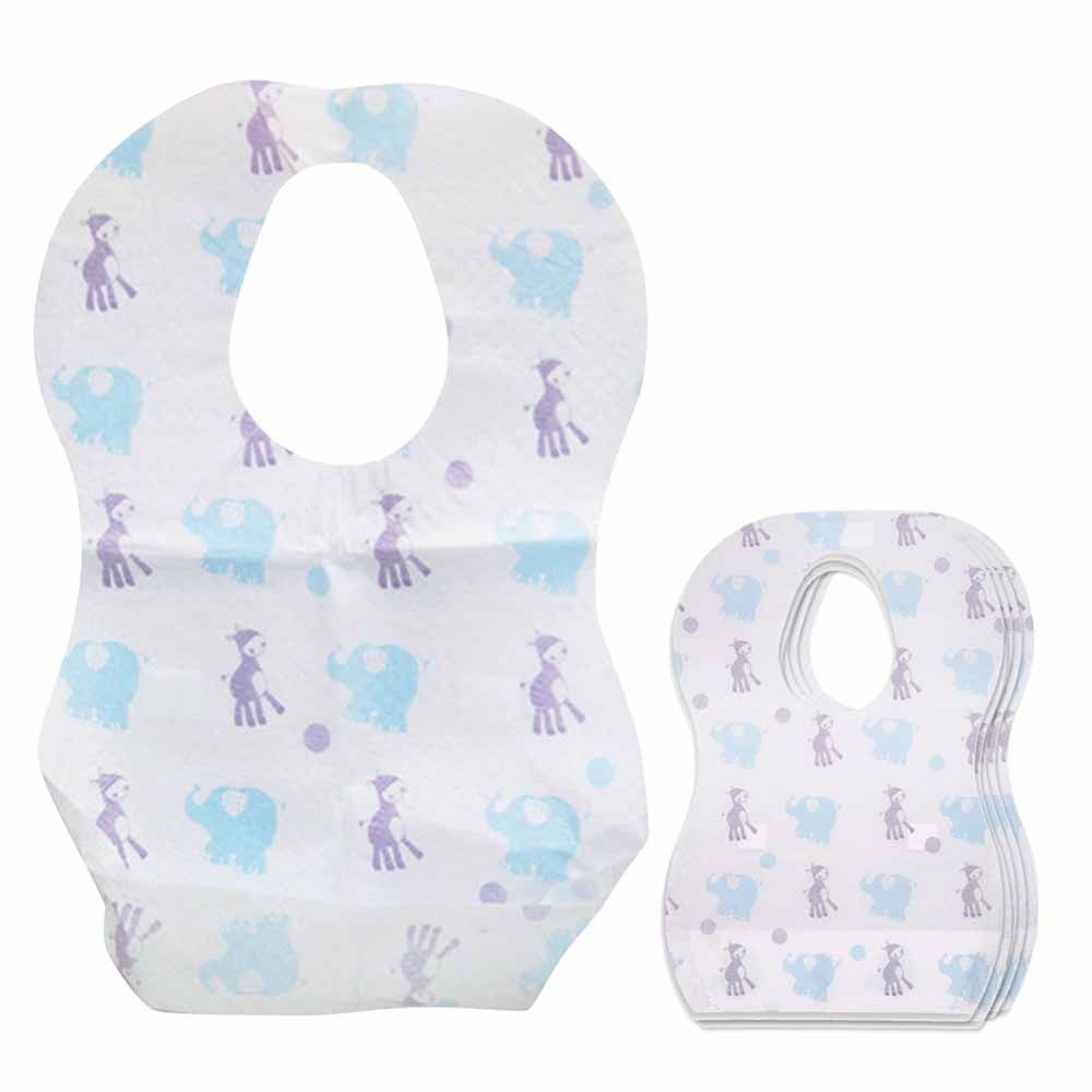 Star Babies - Disposable Bibs Pack of 5 - Elephant