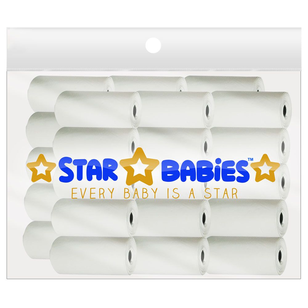 Star Babies - Scented Bag Pack of 30/450 Bags - White