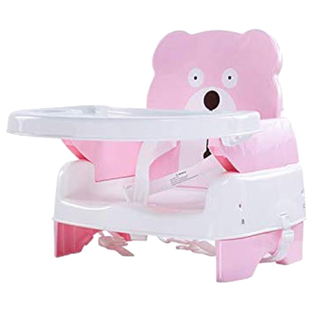 Pixie - Booster Seat with Dining Chair and Table(6501)- Pink