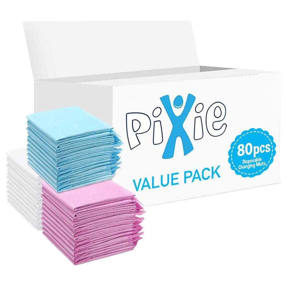 Pixie - Disposable Changing Mats - 80 pcs