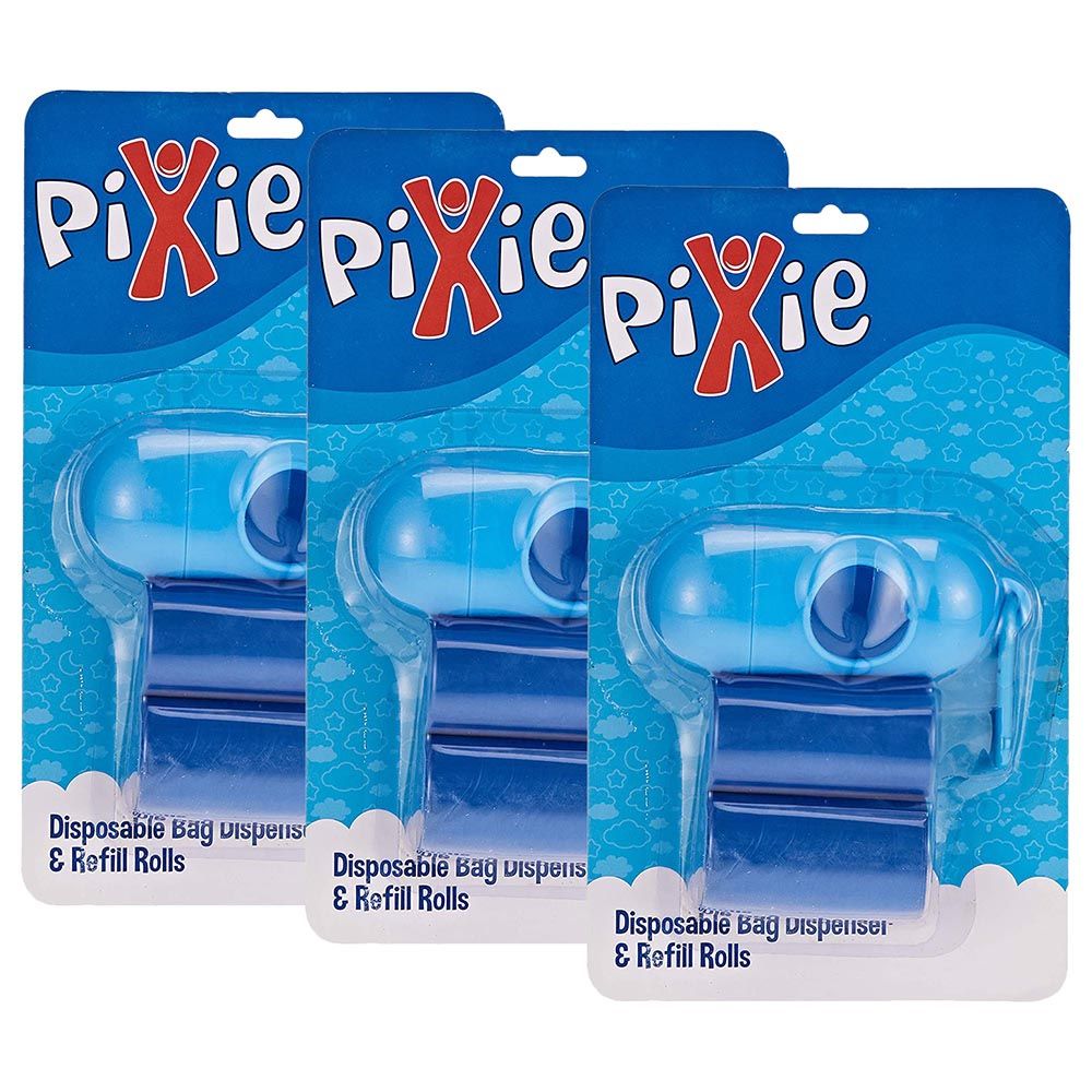 Pixie - Dispenser Bag & Refill (Blue) (Buy 2 Get 1 Free)