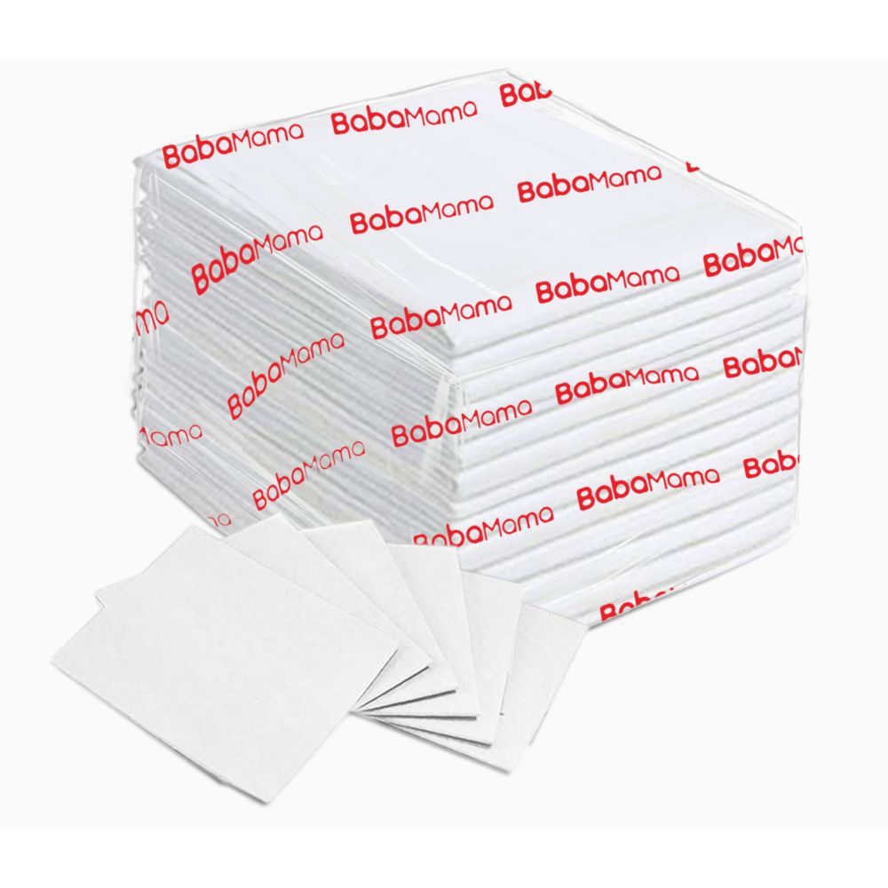 BabaMama Disposable Changing Mats, 20 Counts-White