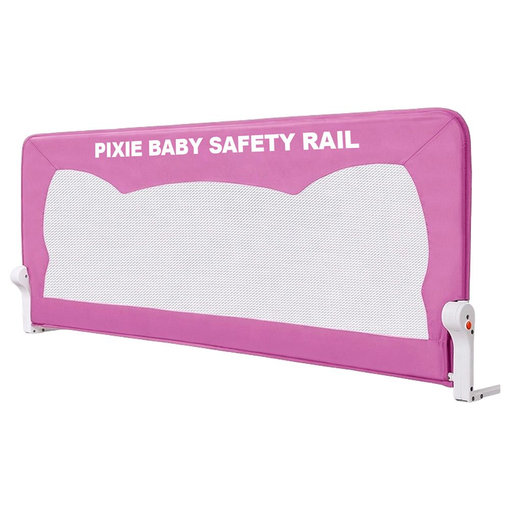 Pixie - Baby Safety Bed Rail, (102x35x42) 1 Unit  - Pink