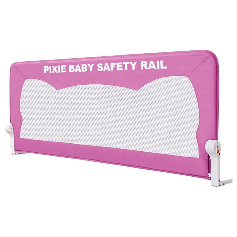 Pixie - Baby Safety Bed Rail, (150x35x42) - Pink