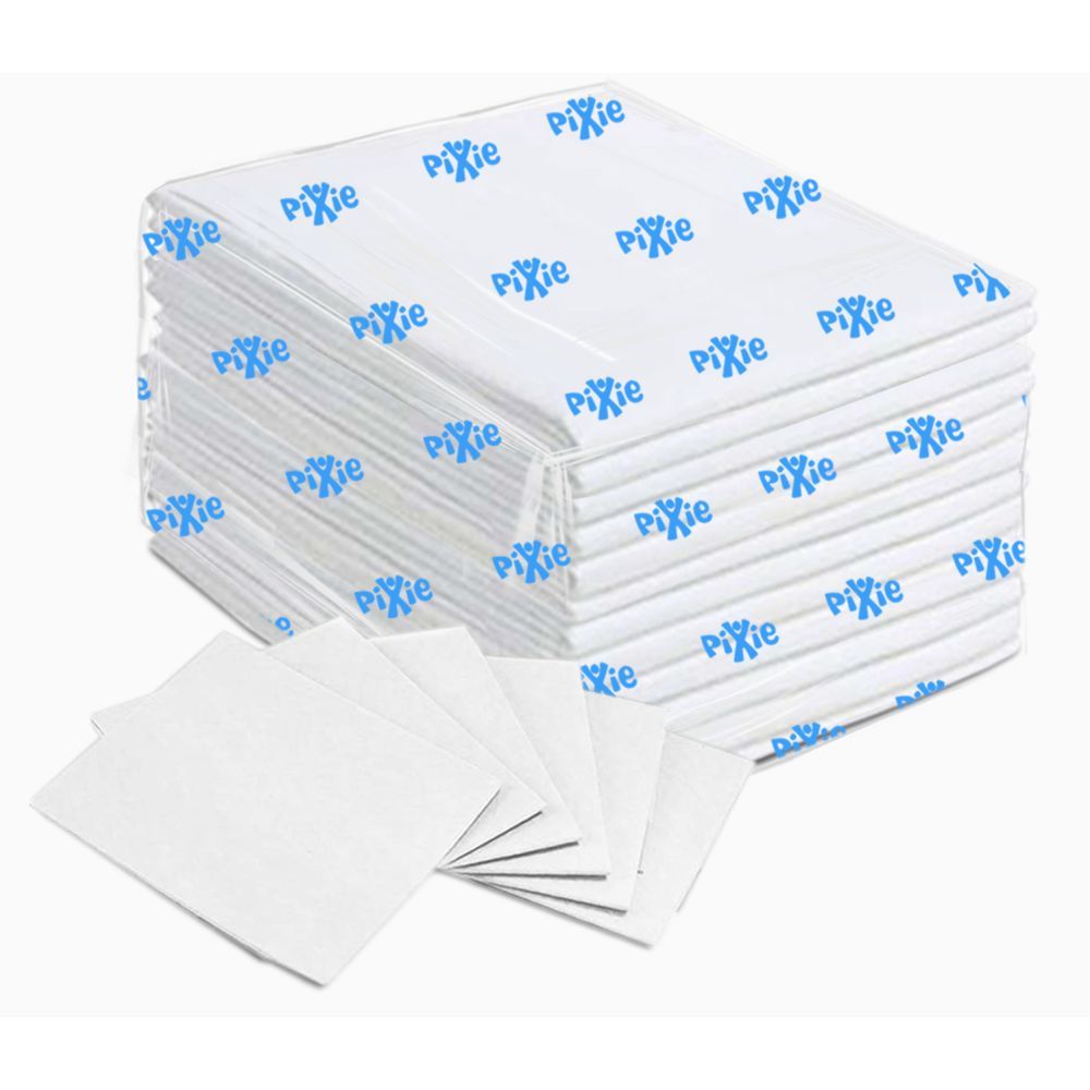 Pixie - Disposable Changing Mats, 12 Counts-White