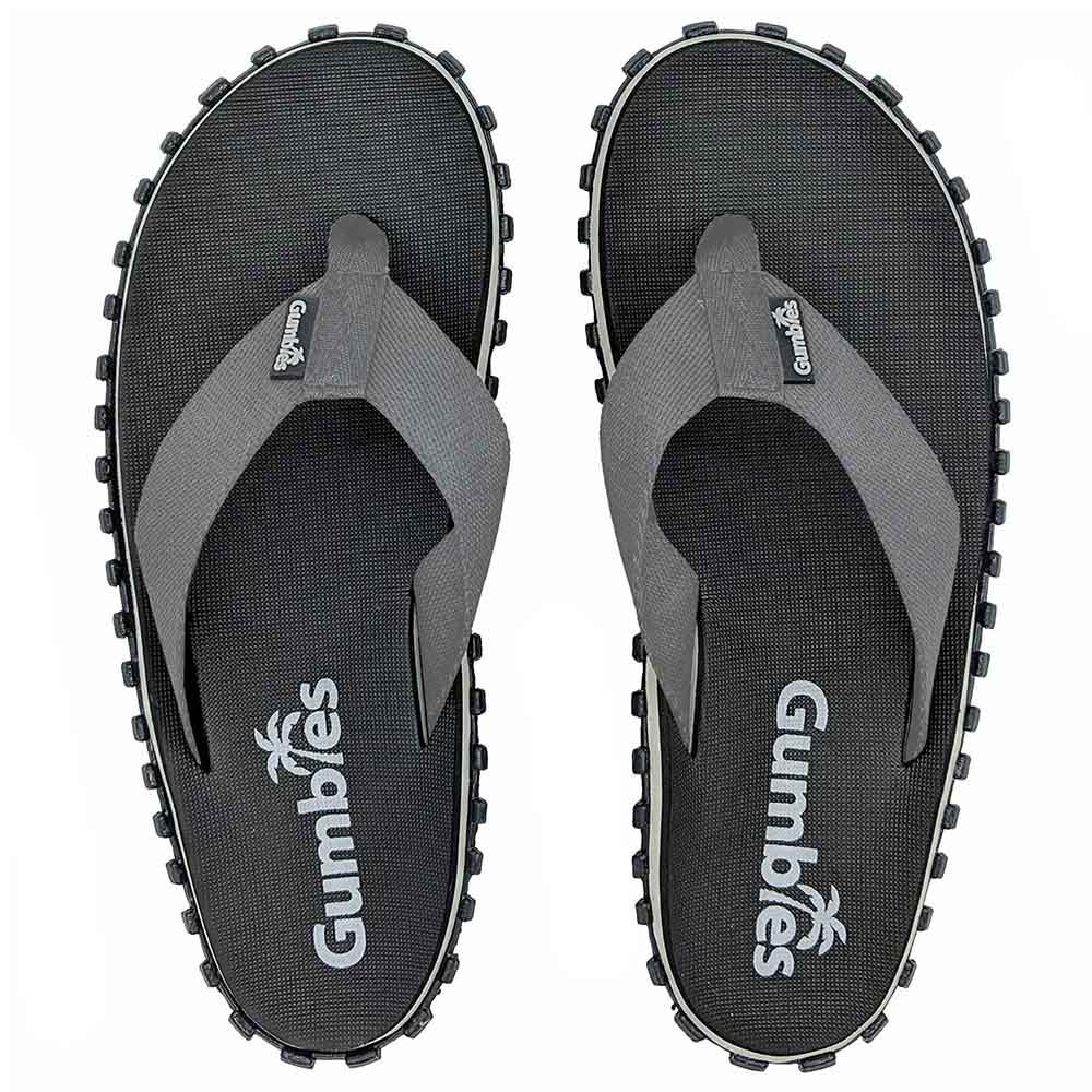 Gumbies - Duckbill Flip-Flop - Black/Grey