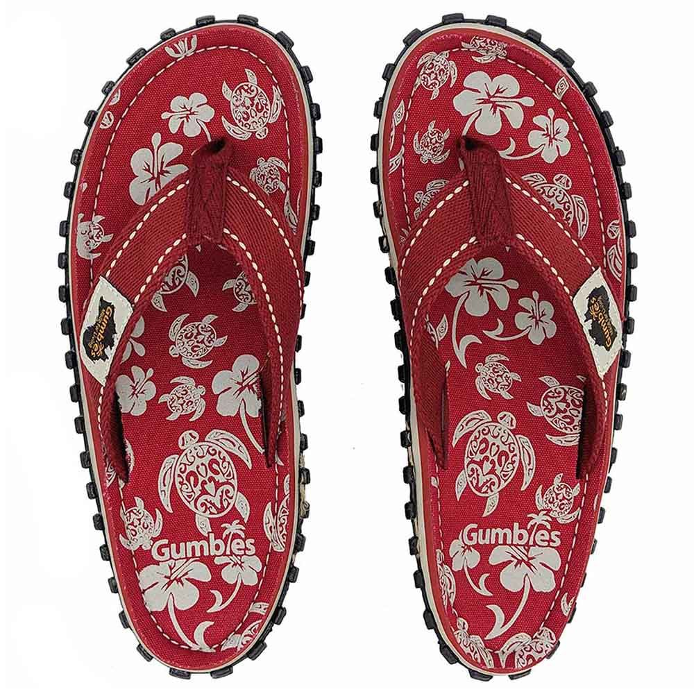 Gumbies - Islander Flip-Flop - Pacific Red