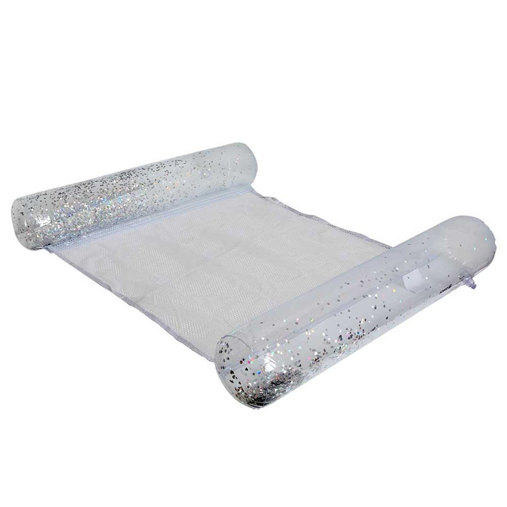 Cool2C - Glitter Hammock Inflatable Pool Float - Clear