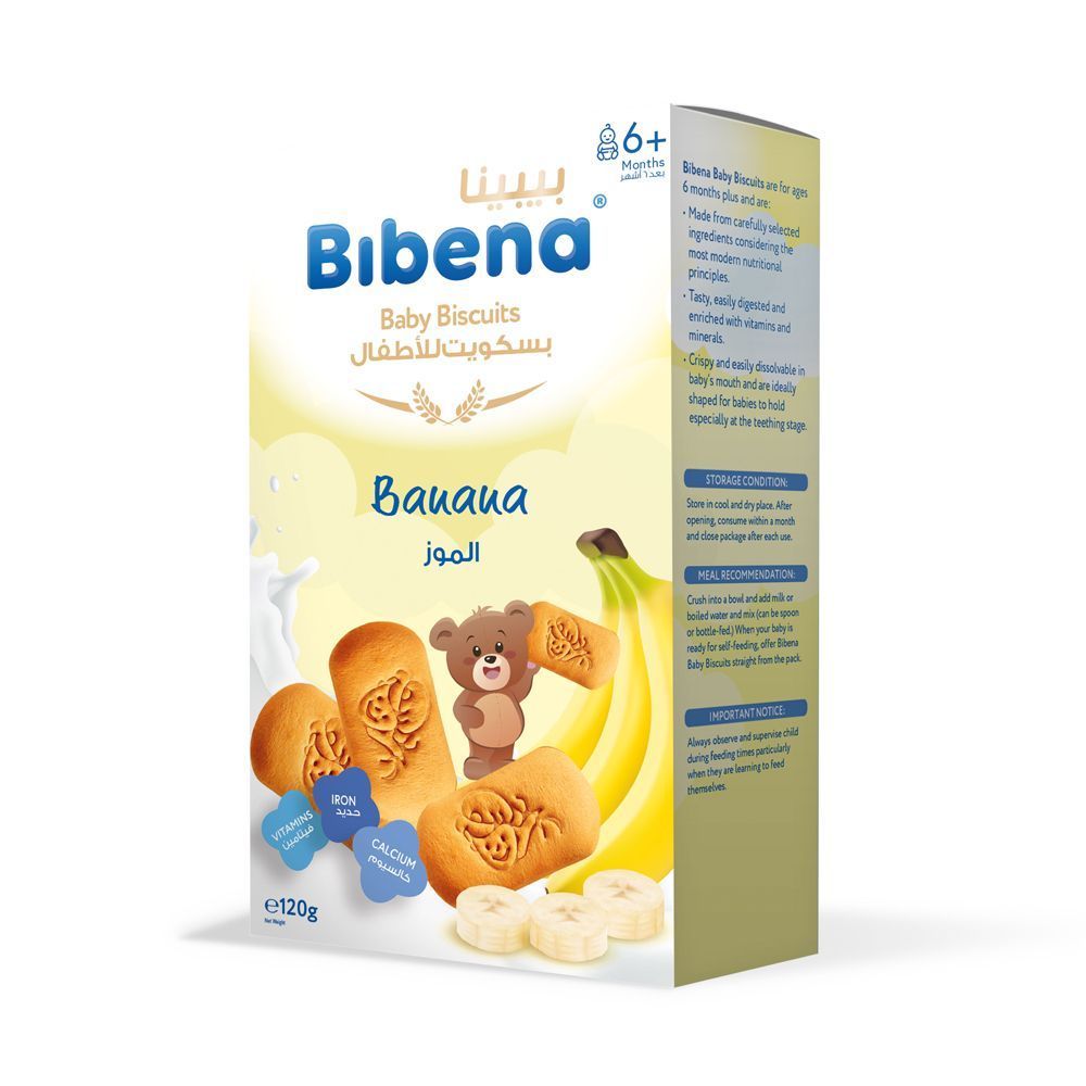  Bibena -  Baby Banana Biscuits - 120g