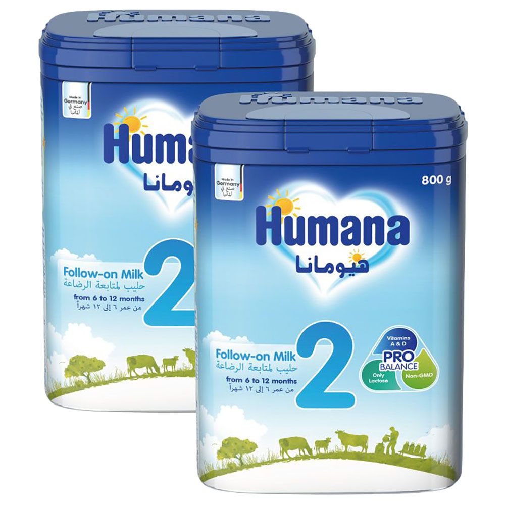 Humana - Probalance Baby Milk Stage 2 Pack Of 2 800G