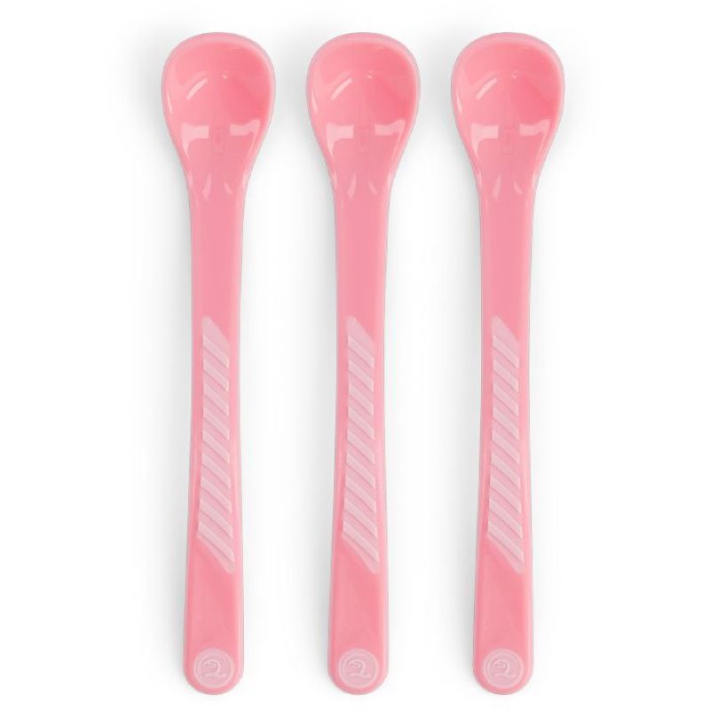 Twistshake - Feeding Spoon - Pack of 3 - Pastel Light Pink