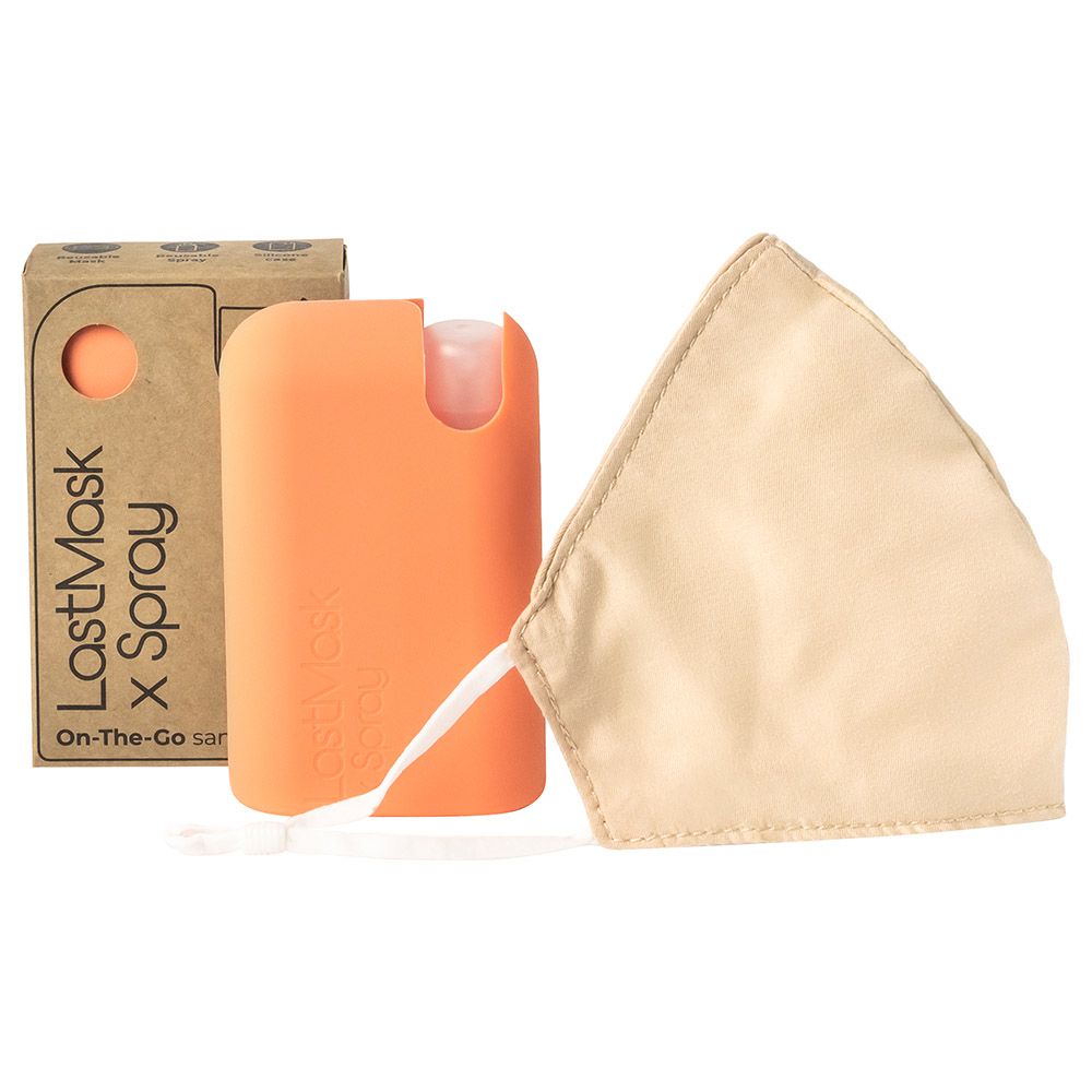 Lastobject - Reusable Mask w/ Sanitizer - Peach