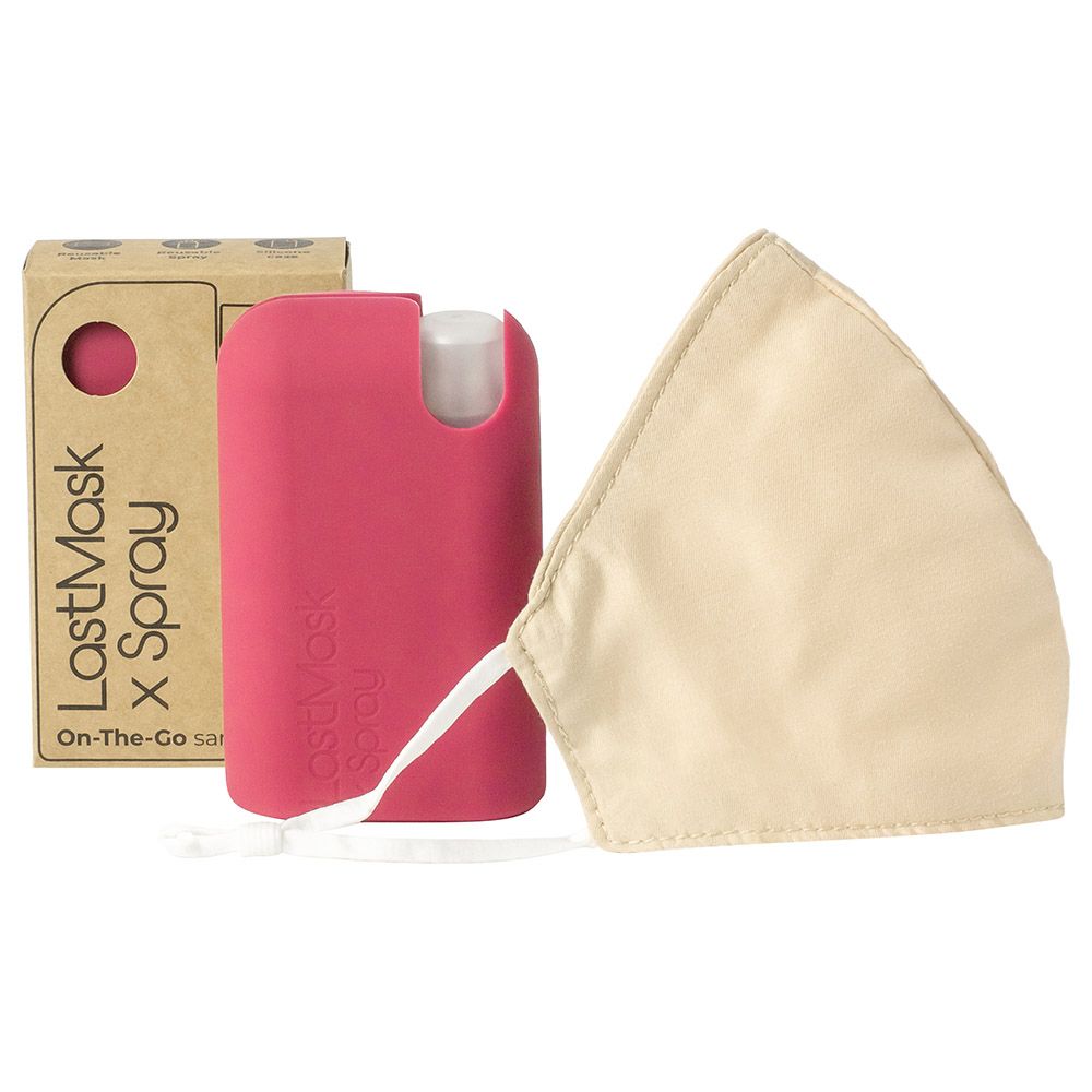 Lastobject - Reusable Mask w/ Sanitizer - Red