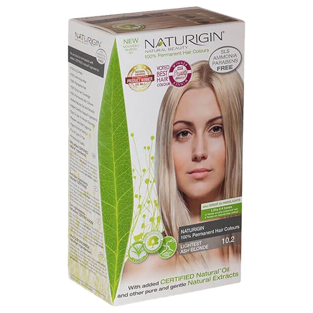 Naturigin - Lightest Ash Blonde 10.2 Hair Colour