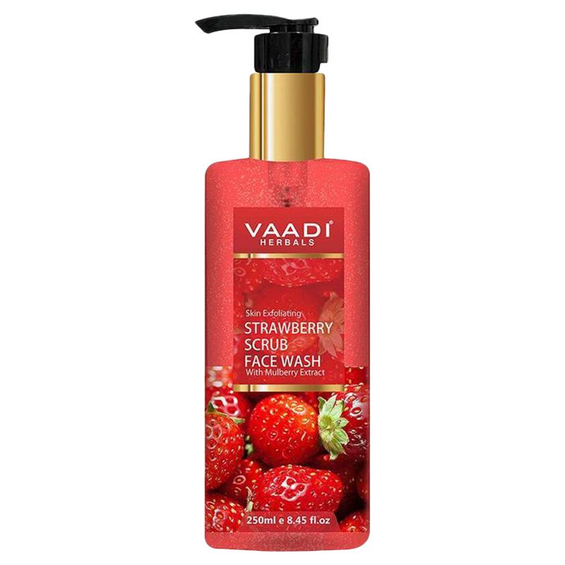 Vaadi Herbals Skin Exfoliating Strawberry Scrub Face Wash