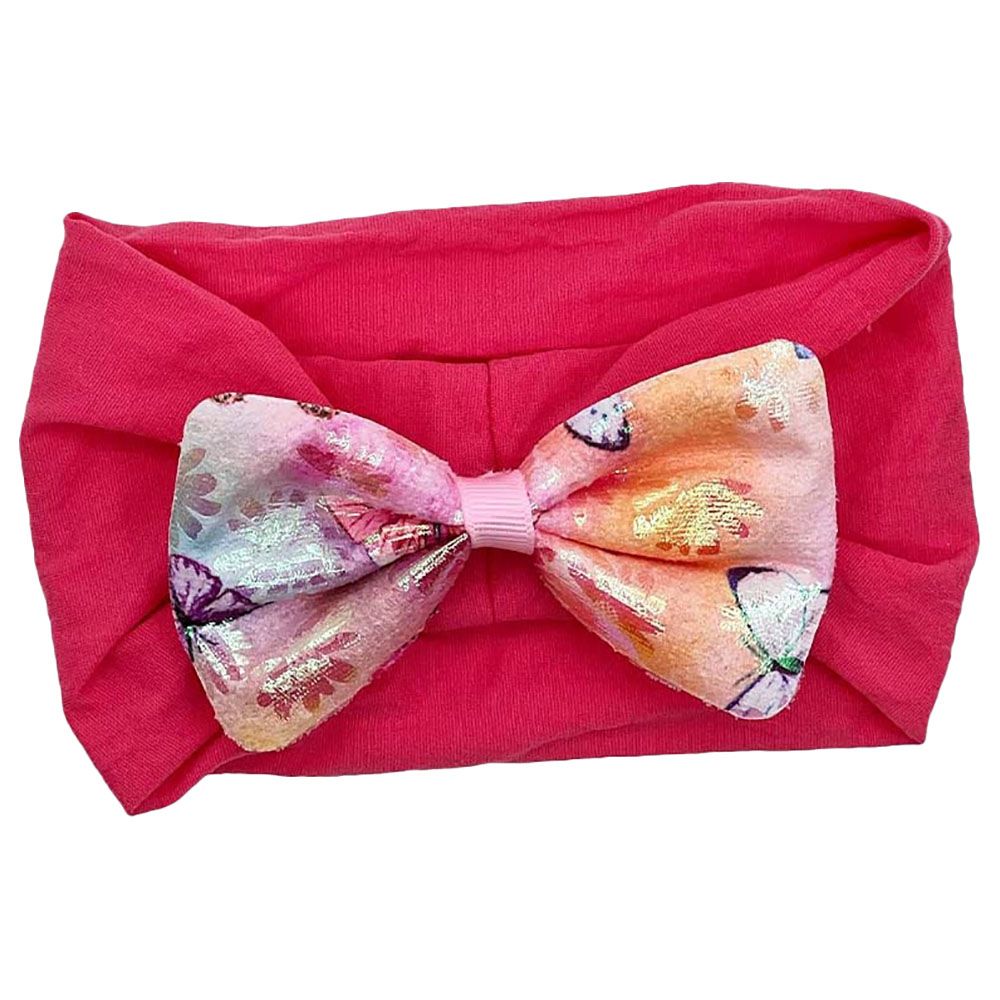 The Girl Cap - Baby Butterfly Headband - Red