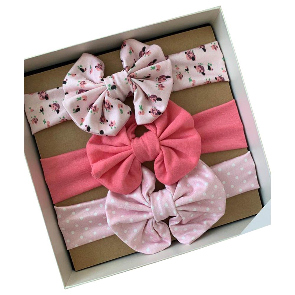 The Girl Cap - Headband Gift 3pc-Set - Blush