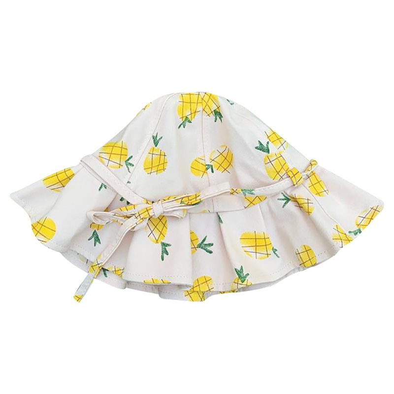 The Girl Cap - Kids Hat - Yellow Pineapple