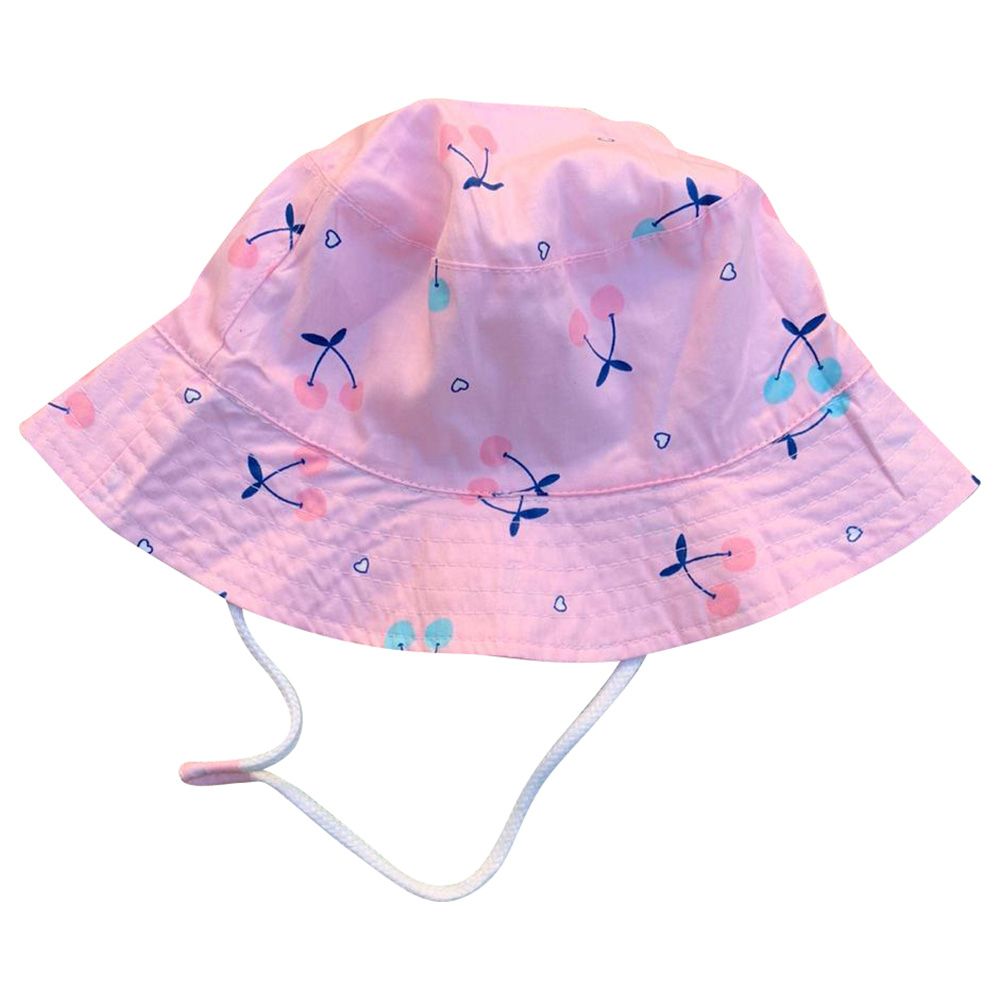 The Girl Cap - Kids Hat - Pink Cherries