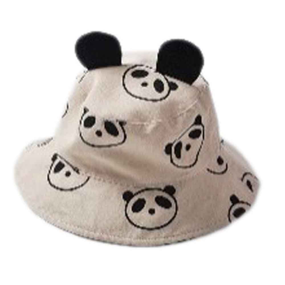 The Girl Cap - Kids Hat - Beige Panda